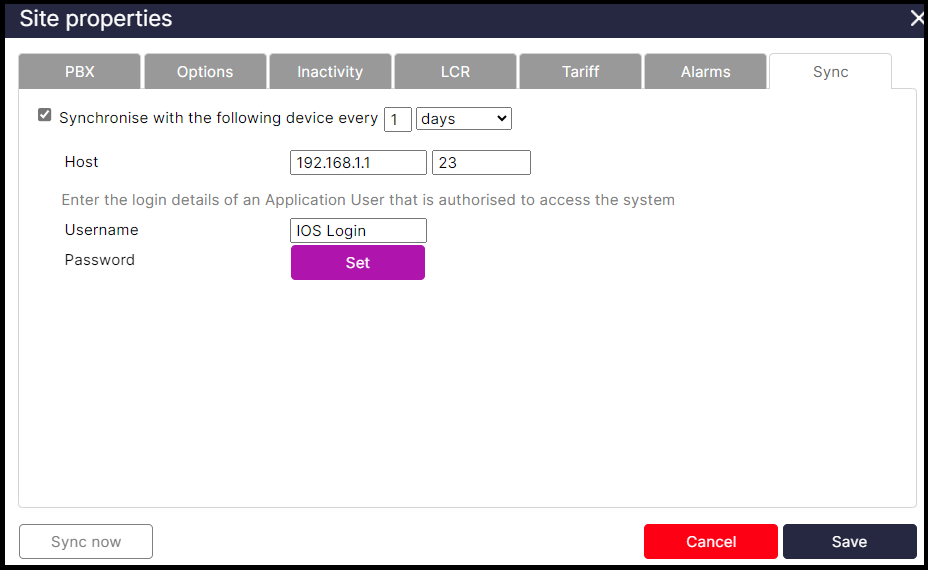 UCME Sync